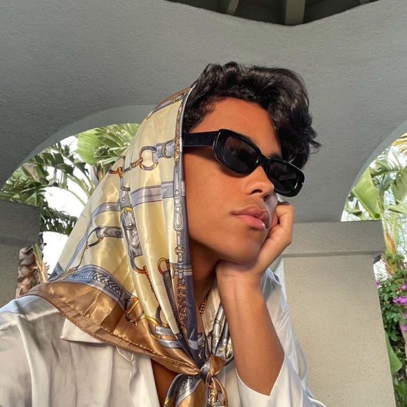 Carlo Margo (VTG) Multicolor Scarf - Picture 8 of 15